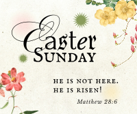 Easter Floral Facebook post Image Preview
