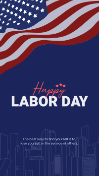 Celebrate Labor Day Instagram story Image Preview