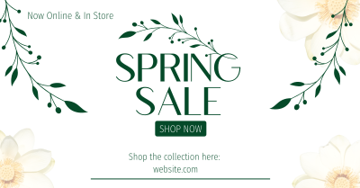 Aesthetic Spring Sale  Facebook ad Image Preview