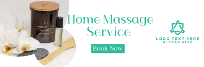 Massage at your Home Twitter header (cover) Image Preview