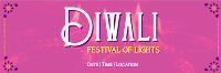 Festive Diwali Event Twitter Header Image Preview