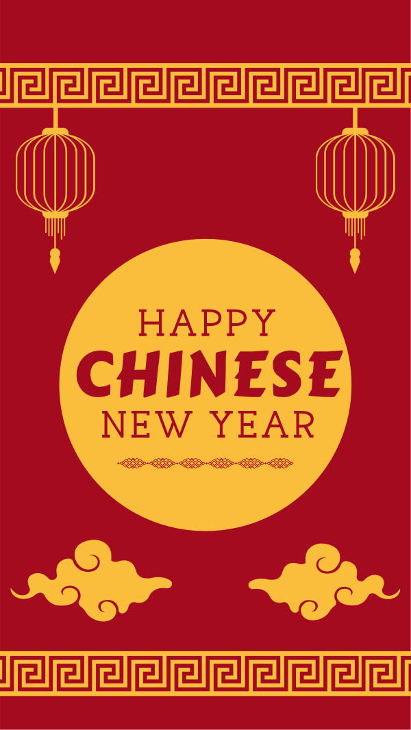 Chinese New Year Facebook Story Design Image Preview