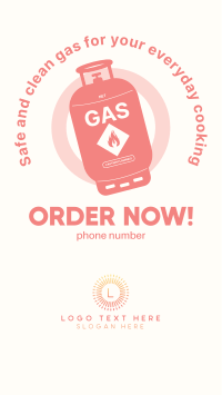 Order Your LPG Now Facebook Story Design