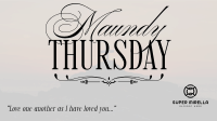 Holy Thursday Facebook event cover Image Preview