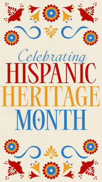 Traditional Hispanic Heritage Month YouTube short Image Preview