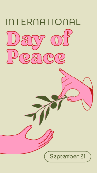 International Peace Day Branch TikTok Video Image Preview