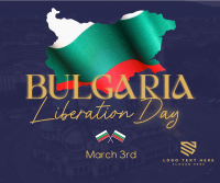 Bulgaria Liberation Day Facebook Post Design