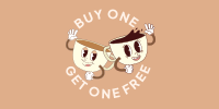 Coffee Buy One Get One  Twitter post Image Preview
