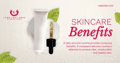 Skincare Benefits Organic Facebook ad Image Preview