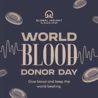 World Blood Donation Day Instagram post Image Preview