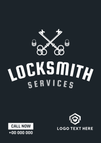 Locksmith Emblem Poster Image Preview