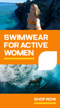 Active Swimwear Facebook story Image Preview