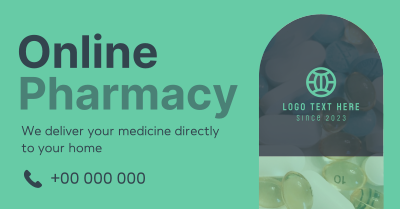 Modern Online Pharmacy Facebook ad Image Preview