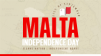 Simple Malta Independence Day Animation Preview