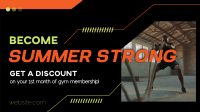Summer Fitness Promo Animation Design