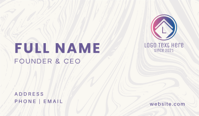 Street Marble Business Card
