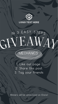 Easy Giveaway Mechanics Facebook Story Design