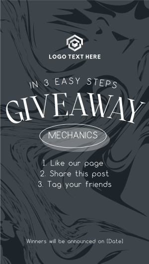 Easy Giveaway Mechanics Facebook story Image Preview