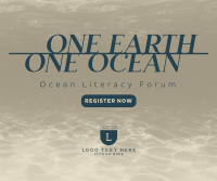 One Ocean Facebook Post Design
