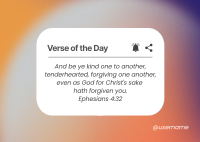 Verse of the Day Postcard Image Preview