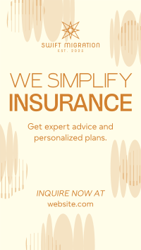 Abstract Simple Insurance YouTube Short Image Preview