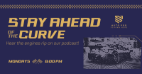 Race Car Podcast Facebook ad Image Preview