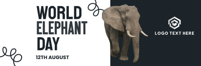 Save Elephants Twitter Header Image Preview