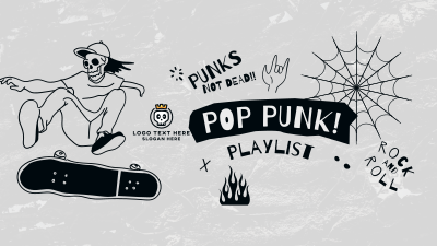 Punk Skate YouTube Banner Image Preview