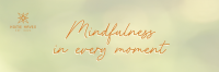 Mindfulness Quote Twitter header (cover) Image Preview