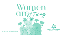 Strong Girls Appreciation Facebook Event Cover Design