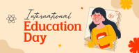 Education Day Student Facebook cover Image Preview