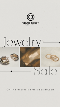 Luxurious Jewelry Sale Instagram Reel Image Preview