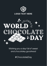 Today Is Chocolate Day Flyer Design