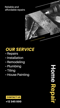 Repair Service Instagram Story Design