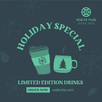 Holiday Special Drinks Instagram post Image Preview