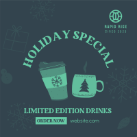 Holiday Special Drinks Instagram post Image Preview