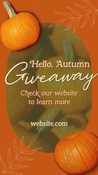 Hello Autumn Giveaway Instagram reel Image Preview