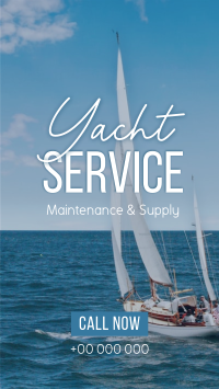 Yacht Maintenance Service Instagram Story Design