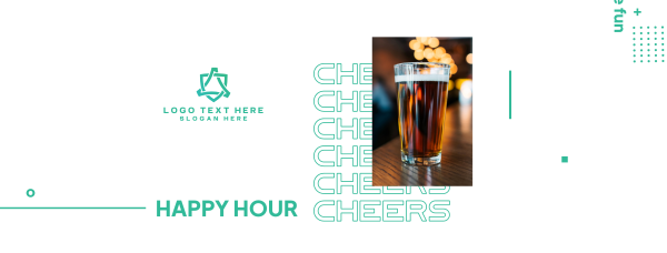 Happy Hour Brewery Facebook Cover Design Image Preview