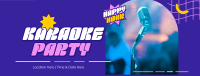 Karaoke Party Hours Facebook cover Image Preview