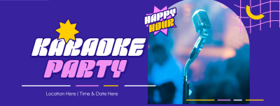 Karaoke Party Hours Facebook cover Image Preview