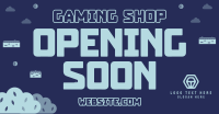 Game Shop Opening Facebook Ad Design