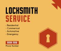 Locksmith Services Facebook Post Design