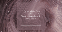 Artistic Relax Quote Facebook ad Image Preview