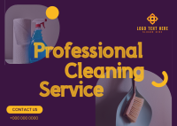 Spotless Cleaning Service Postcard Preview