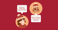 Canada Day Greetings Facebook ad Image Preview