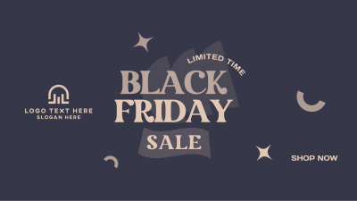 Black Friday Promo Facebook event cover Image Preview