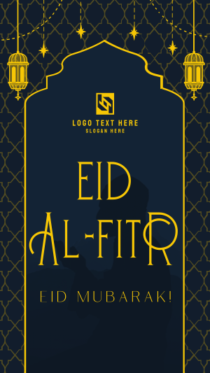 Eid Al Fitr Prayer Instagram story Image Preview