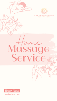 Home Massage Service Facebook story Image Preview