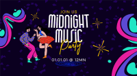 Midnight Music Party Facebook event cover Image Preview